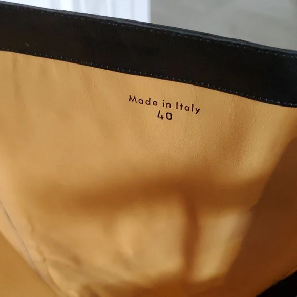 LOVE David & Richard women’s Black Leather boots Made In Italy Size 40 (10)NWOB - Picture 10 of 11